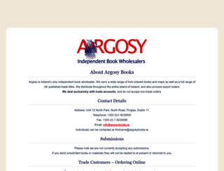 argosybooks.ie screenshot