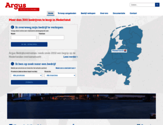argus-bedrijfsovernames.nl screenshot