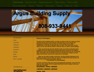 argusbuildingsupply.com screenshot