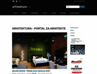 arhitektura.rs screenshot
