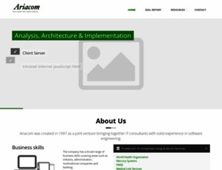 ariacom.com screenshot