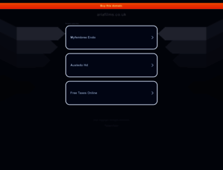 ariafilms.co.uk screenshot