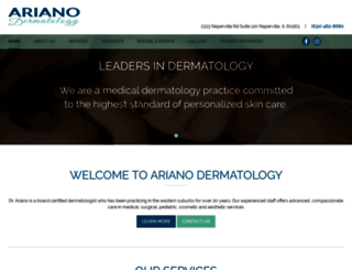arianograydermatology.com screenshot