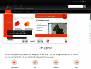 aricie.fr screenshot