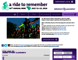 aridetoremember.org screenshot