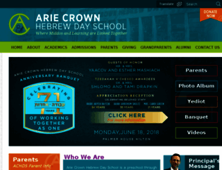 ariecrown.org screenshot