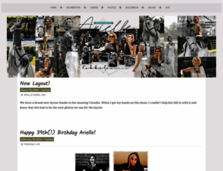 arielle-kebbel.com screenshot