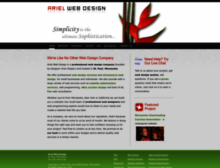 arielwebdesign.com screenshot