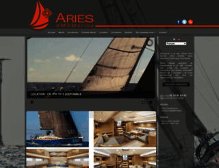aries-bateaux.fr screenshot