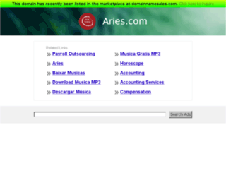 aries.com screenshot
