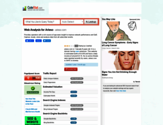 arieso.com.cutestat.com screenshot