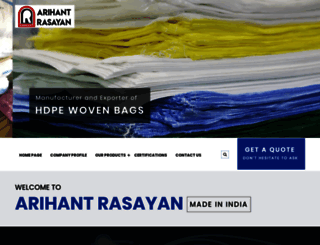 arihantrasayan.com screenshot