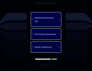 arion-elevator.eu screenshot