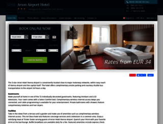 arionhotelviennaairport.com screenshot