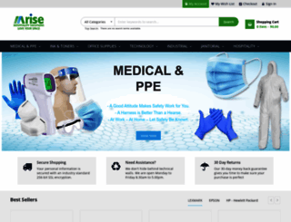 arisehospitality.com screenshot