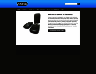 arista.com.au screenshot