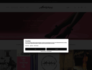 aristoc.com screenshot