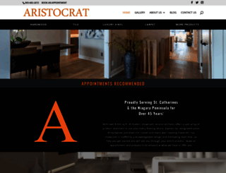 aristocratfloors.ca screenshot