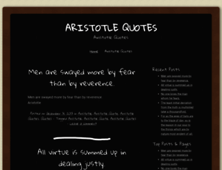 aristotlequote.wordpress.com screenshot
