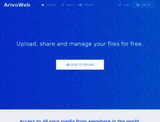 arivoweb.com screenshot
