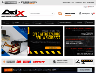 ariximballaggi.it screenshot