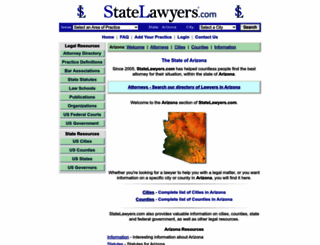 arizona.statelawyers.com screenshot