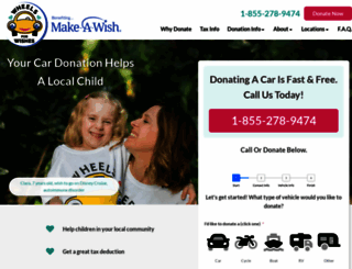 arizona.wheelsforwishes.org screenshot