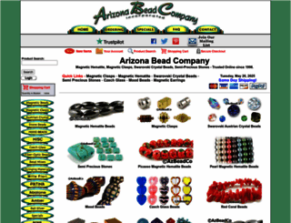 arizonabeadcompany.com screenshot