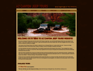 arizonacanyonjeeptours.com screenshot