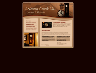 arizonaclockco.com screenshot