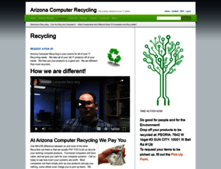 arizonacomputerrecycling.com screenshot