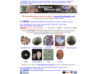 arizonaminerals.com screenshot