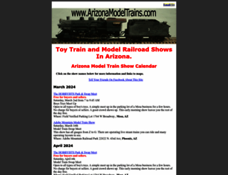 arizonamodeltrains.com screenshot