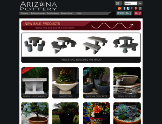 arizonapottery.com screenshot