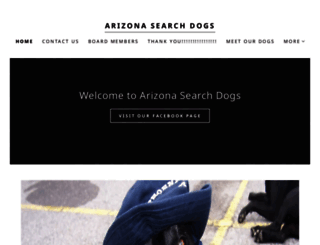 arizonasearchdogs.com screenshot