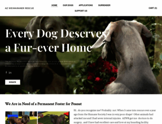 arizonaweimaranerrescue.com screenshot