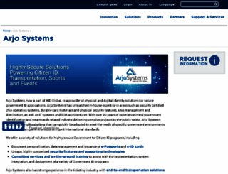 arjo-systems.com screenshot