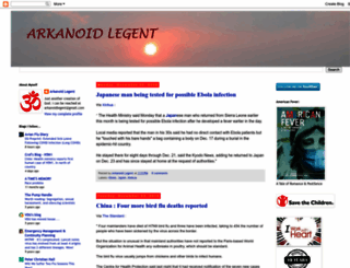 arkanoidlegent.blogspot.com screenshot