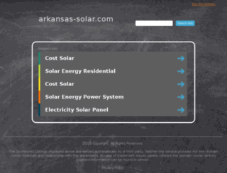 arkansas-solar.com screenshot