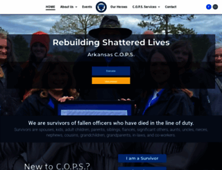 arkansascops.org screenshot