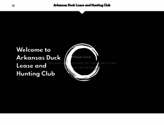arkansashuntingclubs.com screenshot