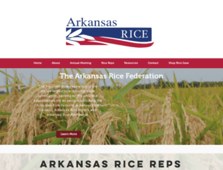 arkansasrice.org screenshot