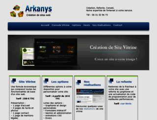 arkanys.fr screenshot