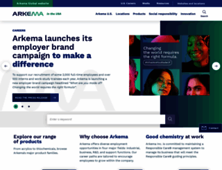 arkema-americas.com screenshot