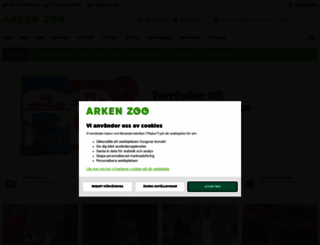 arkenzoo.se screenshot