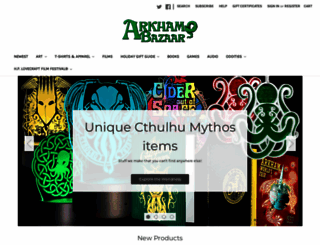 arkhambazaar.com screenshot
