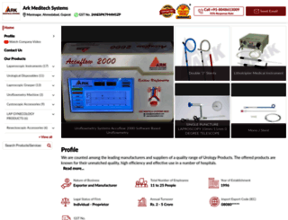 arkmeditech.in screenshot
