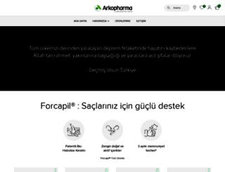 arkopharma.com.tr screenshot