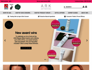 arkskincare.com screenshot