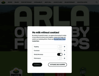 arlafoods.co.uk screenshot